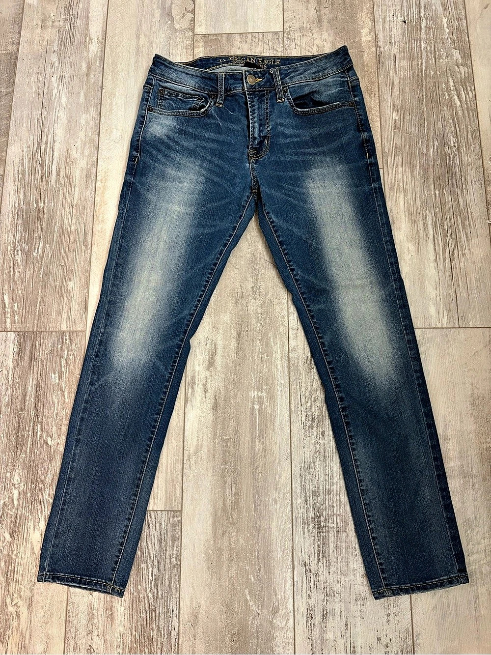 American Eagle Outfitters Men’s Straight Leg Extreme Flex Jeans Blue 31 X 30
